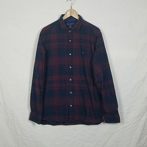 Tommy Hilfiger plaid shirt size L